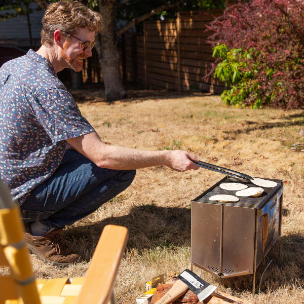 Flatpack Smokeless Firepit and Grill - Image 3