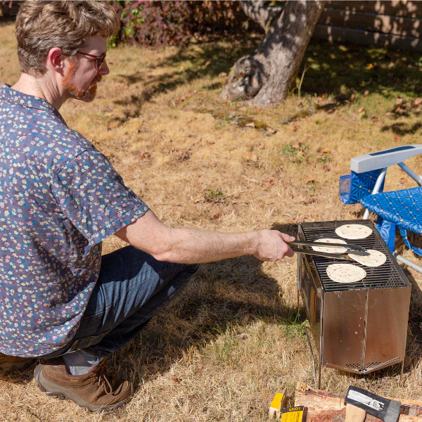 Flatpack Smokeless Firepit and Grill - Image 4