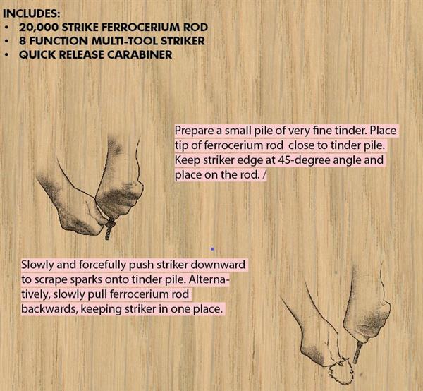 TITAN FIRE STRIKER - FERRO ROD - Image 6